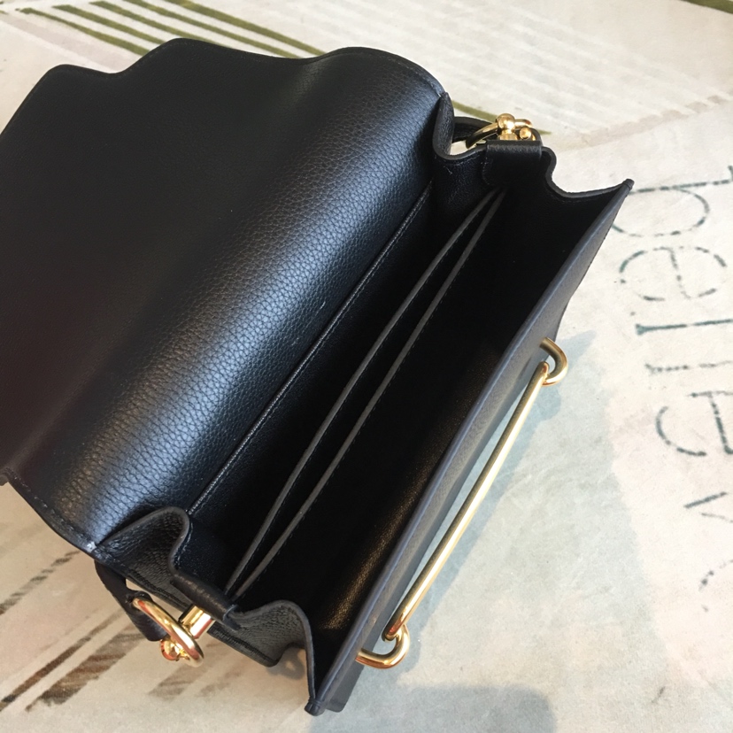 에르메스 룰리스18 블랙 금장 에버컬러